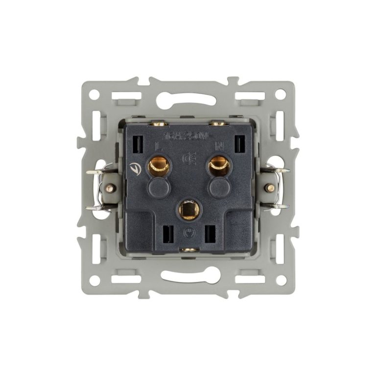 Механизм электрической розетки Arlight SCT-GP-MEU-PL-BK (250V, 16A) 043740