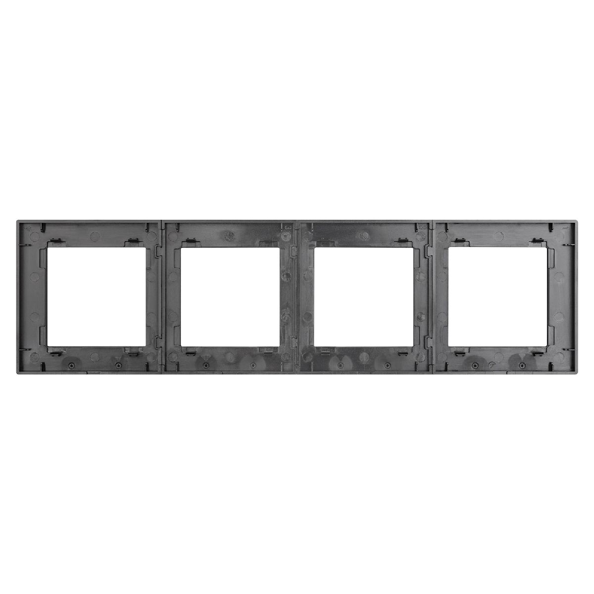 Рамка четырехместная Arlight FRM-PRESTO-ALS-4-BK 043862 Рамка четырехместная Arlight FRM-PRESTO-ALS-4-BK 043862