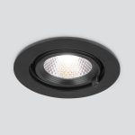 Встраиваемый светодиодный светильник Elektrostandard 9918 LED 9W 4200K черный 4690389162428