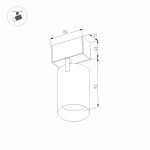 Трековый магнитный светильник Arlight MAG-SPOT-45-R85-7W Warm3000 (WH, 24 deg, 24V, DALI) 046586
