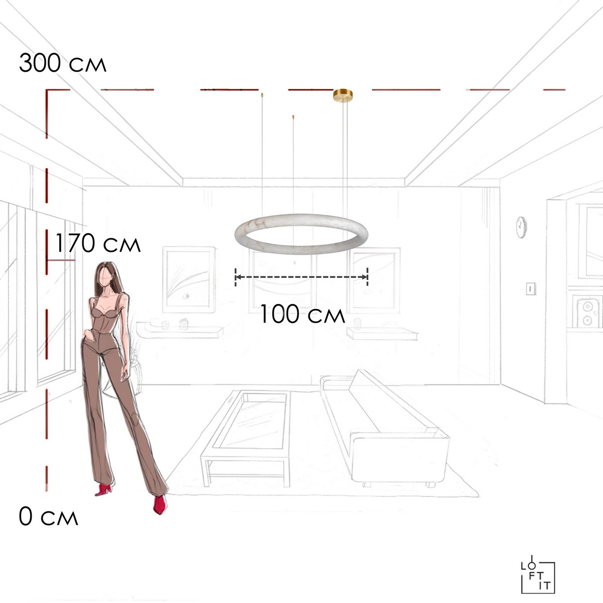 Подвесная люстра Loft IT Oslo 10407/1000 Подвесная люстра Loft IT Oslo 10407/1000