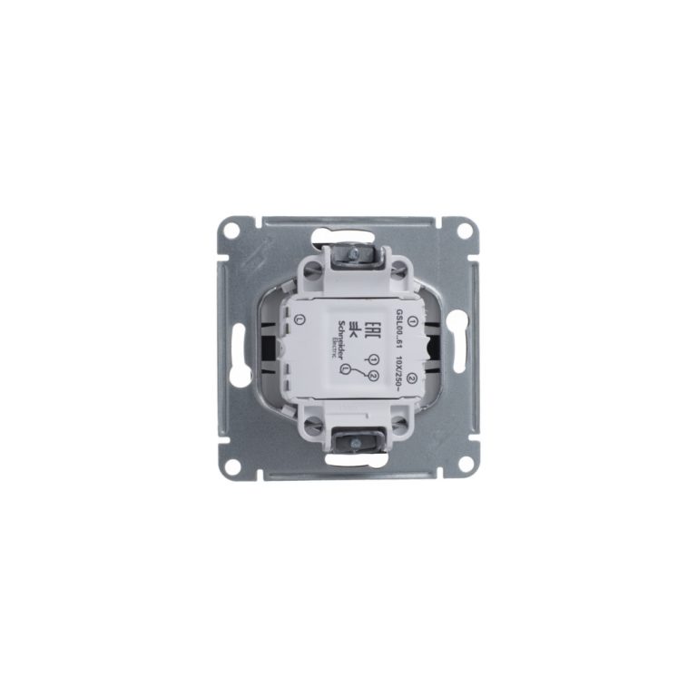 Переключатель 1-клавишный, сх.6, 10АХ Systeme Electric Glossa Антрацит GSL000761