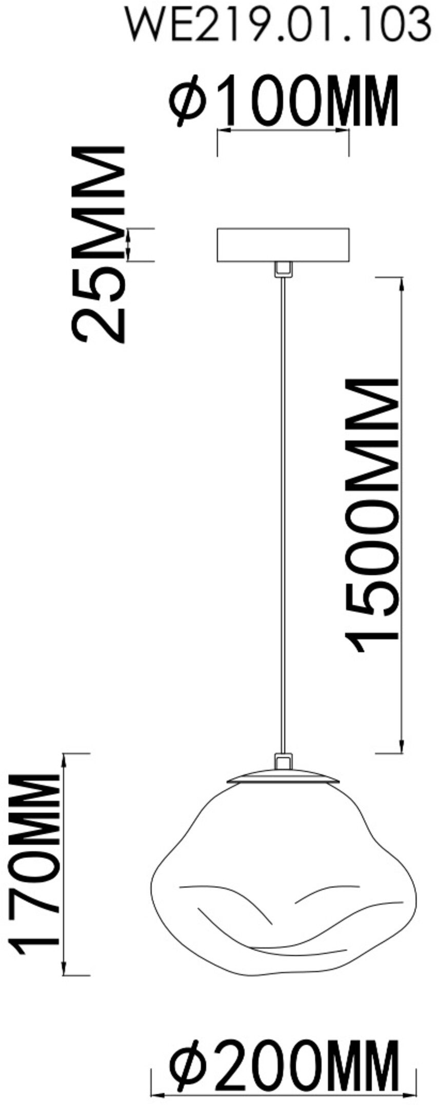Подвесной светильник Wertmark Isola WE219.01.103 Подвесной светильник Wertmark Isola WE219.01.103