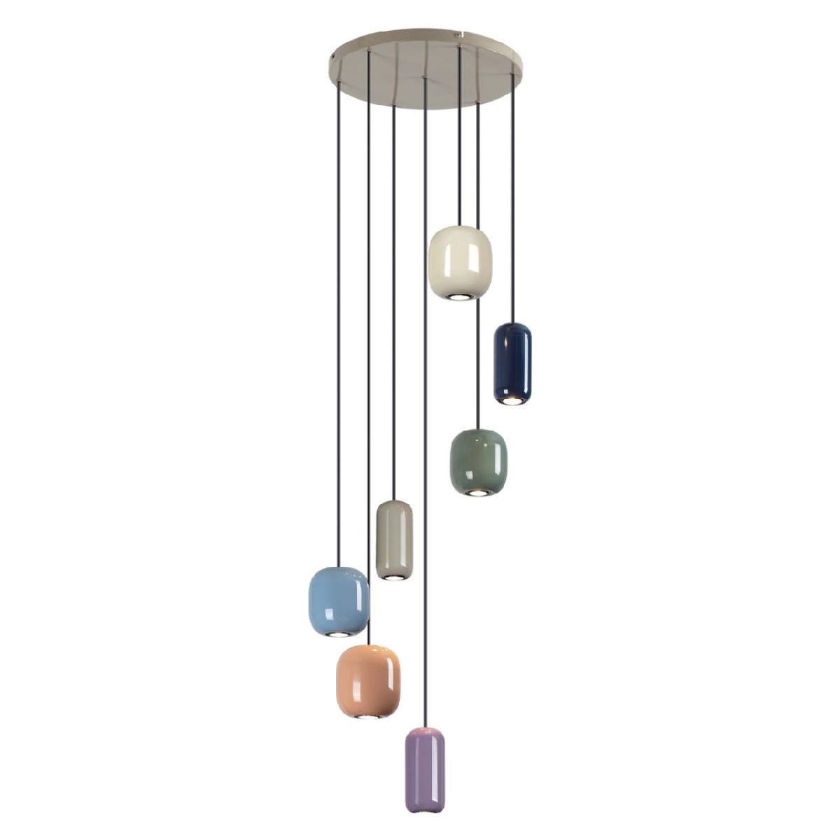Каскадная люстра Odeon Light Ovali 5053/7 Каскадная люстра Odeon Light Ovali 5053/7
