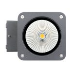 Уличный настенный светильник Arlight LGD-EVO-WALL-TWIN-S100x100-2x12W Warm3000 (GR, 44 deg, 230V) 046195