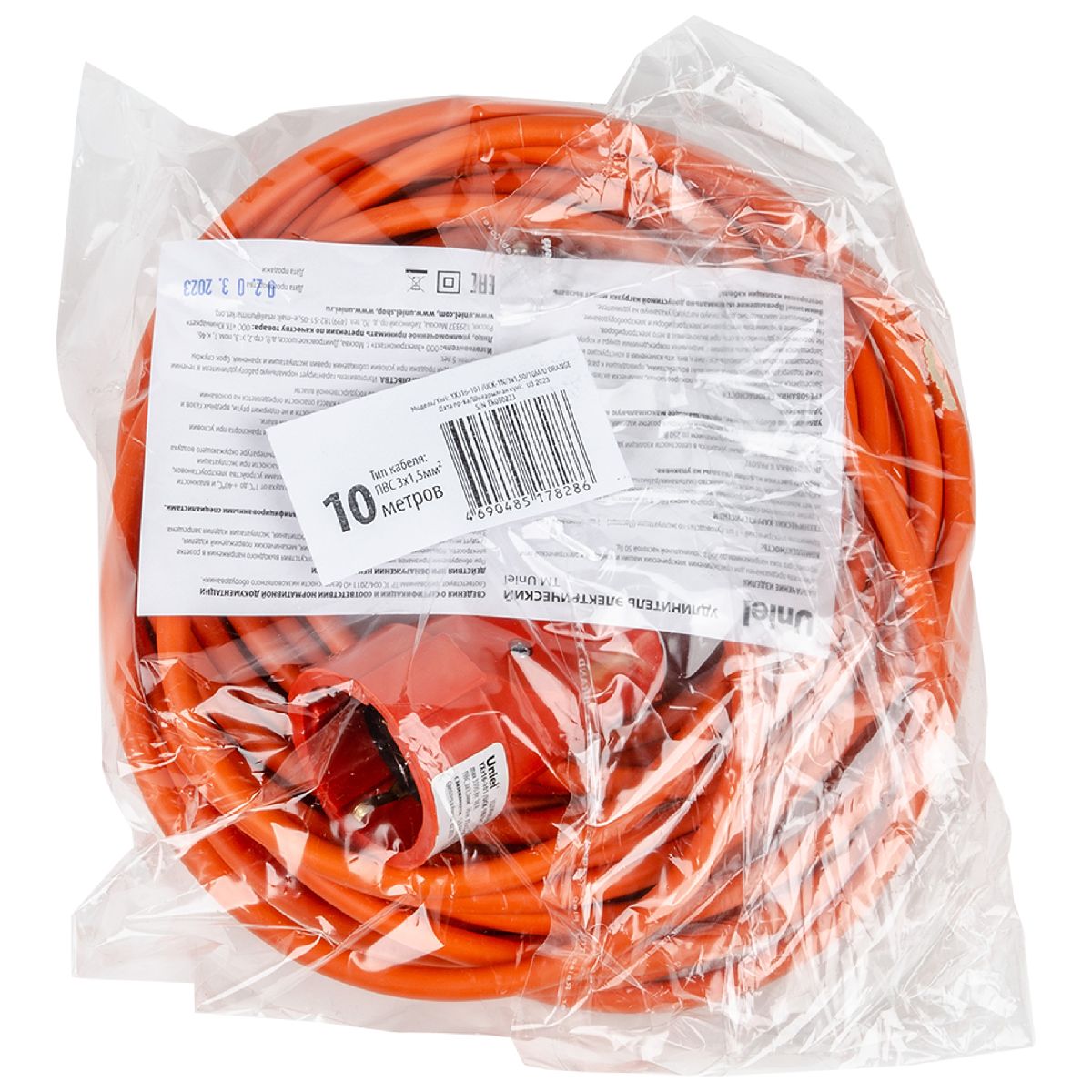 Удлинитель Uniel YXз16-101 /UCK-1N/3x1,50/10M/O ORANGE UL-00010796 Удлинитель Uniel YXз16-101 /UCK-1N/3x1,50/10M/O ORANGE UL-00010796