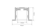 Профиль Arlight SL-LINIA49-F-2000 ANOD 019313
