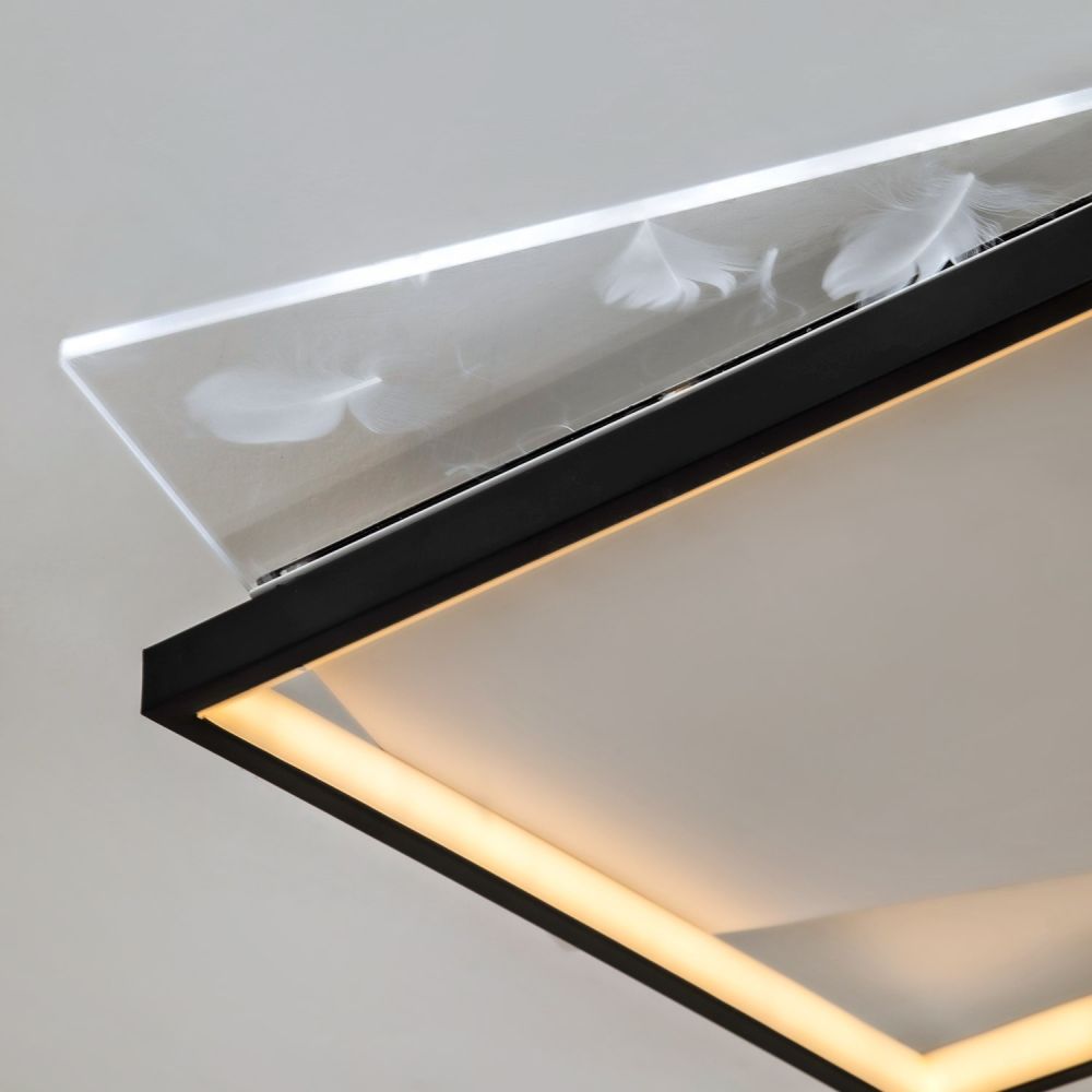 Потолочный светильник LED4U L1042-500 BK Потолочный светильник LED4U L1042-500 BK
