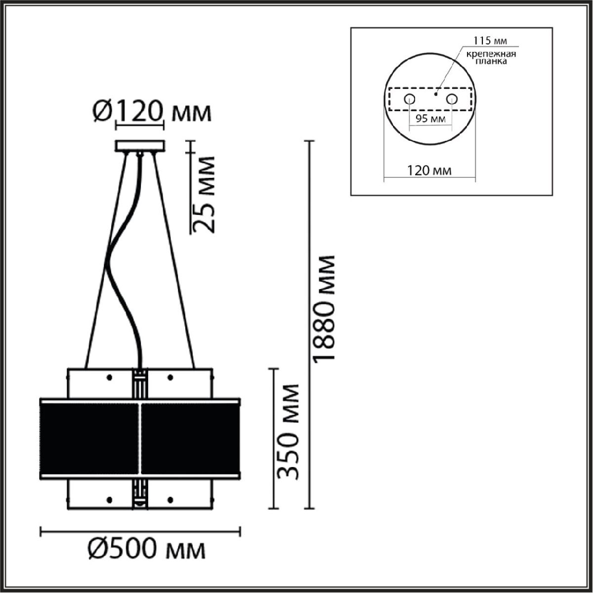 Подвесная люстра Lumion Zarina 8007/6 Подвесная люстра Lumion Zarina 8007/6