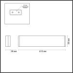 Настенный светильник Odeon Light Framant 4295/20WL
