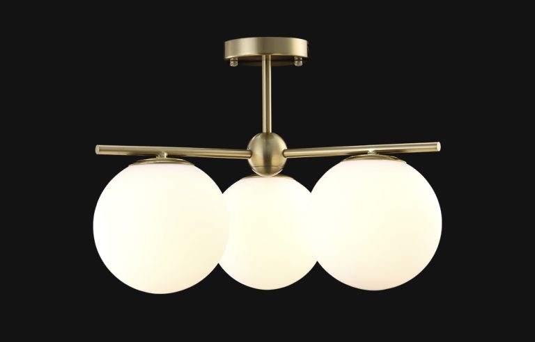 Люстра на штанге Crystal Lux FELIZ SP-PL3 BRONZE/WHITE