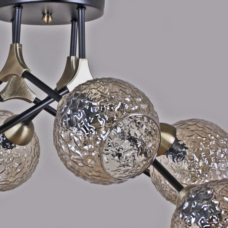 Люстра на штанге Illumico IL0264-8CSQ-79 BK AB