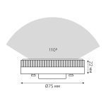 Лампа светодиодная Gauss GX53 13W 4100K матовая 83823