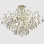 Потолочная люстра Crystal Lux ESMIRALDA PL9 SILVER