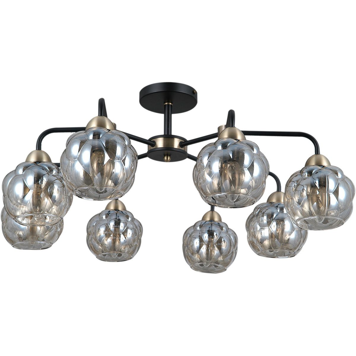 Люстра на штанге Illumico IL0447-8CSQ-79 BK Люстра на штанге Illumico IL0447-8CSQ-79 BK