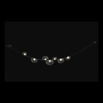 Подвесной светодиодный светильник Crystal Lux Bosque SP7 L3000 Black/Transparent
