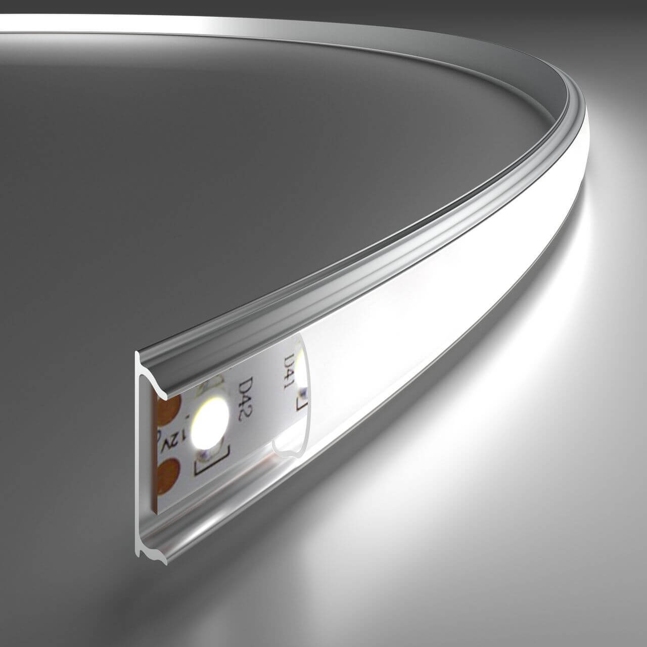 Гибкий алюминиевый профиль Elektrostandard для LED ленты LL-2-ALP012 4690389133794 Гибкий алюминиевый профиль Elektrostandard для LED ленты LL-2-ALP012 4690389133794