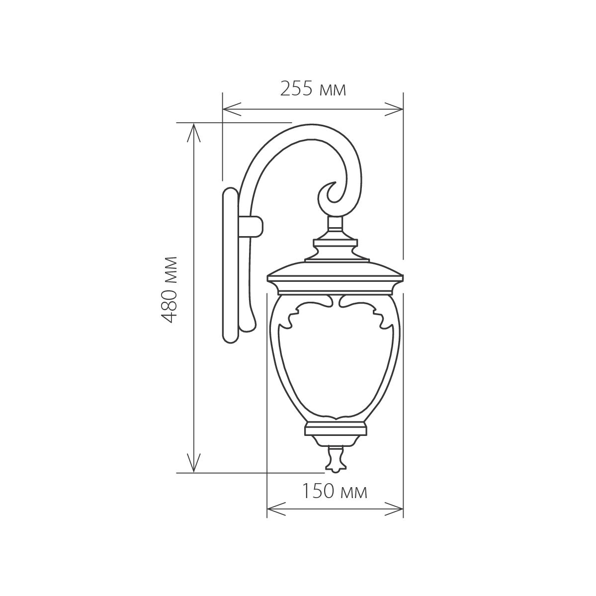 Уличный настенный светильник Elektrostandard Andromeda D (GLYF-8024D) 4690389042676 Уличный настенный светильник Elektrostandard Andromeda D (GLYF-8024D) 4690389042676