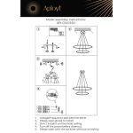 Подвесная люстра Aployt Lunet APL.014.03.60