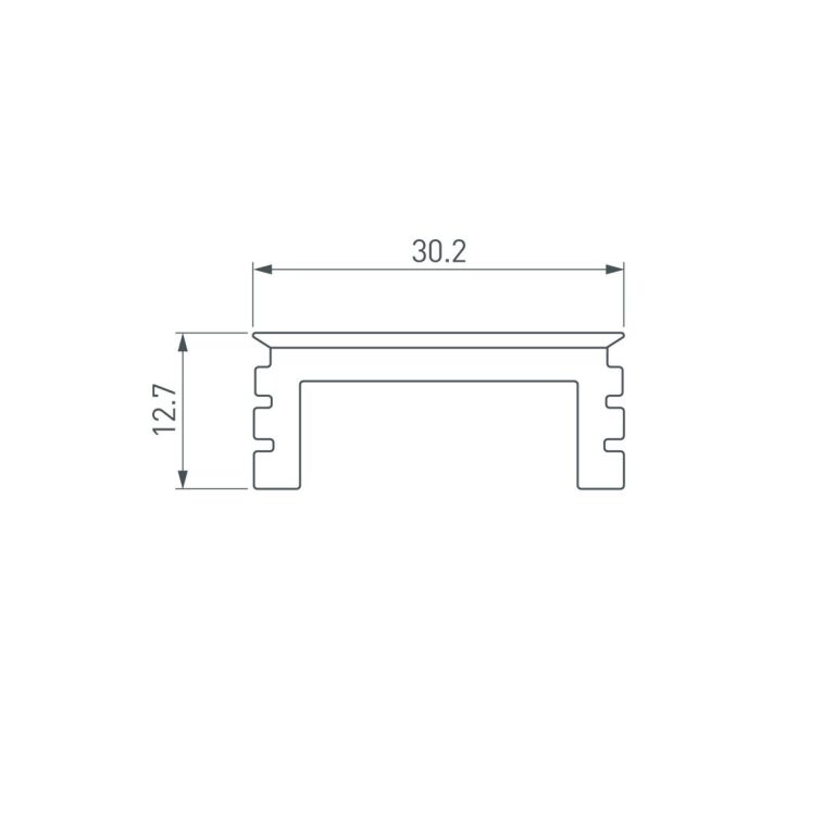 Экран Arlight LINE-3535-BENT-SIDE-2M OPAL 055987