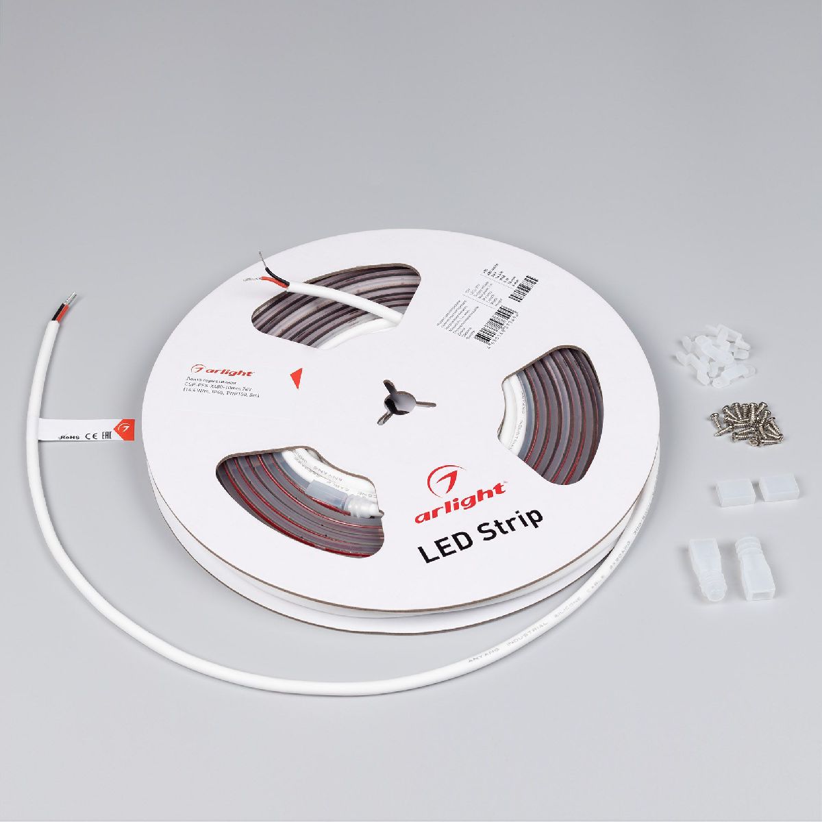 Светодиодная лента герметичная Arlight CSP-PFS-X480-10mm 24V White6000 (14.4 W/m, IP68, TWP100, 5m) 045042 Светодиодная лента герметичная Arlight CSP-PFS-X480-10mm 24V White6000 (14.4 W/m, IP68, TWP100, 5m) 045042