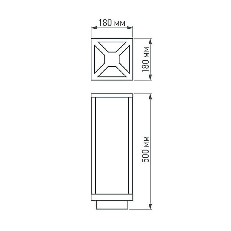 Уличный светильник Arlight LGD-Path-Cub-H500B-12W Warm White 021800