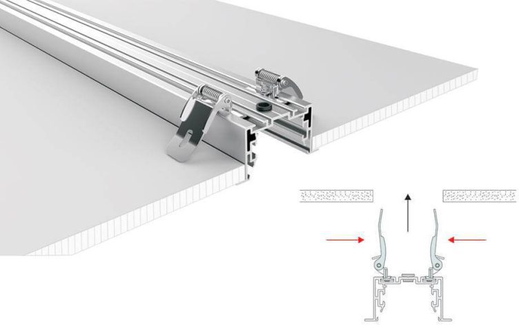Профиль с экраном Arlight S2-LINIA69-F-2500 ANOD+OPAL 021177