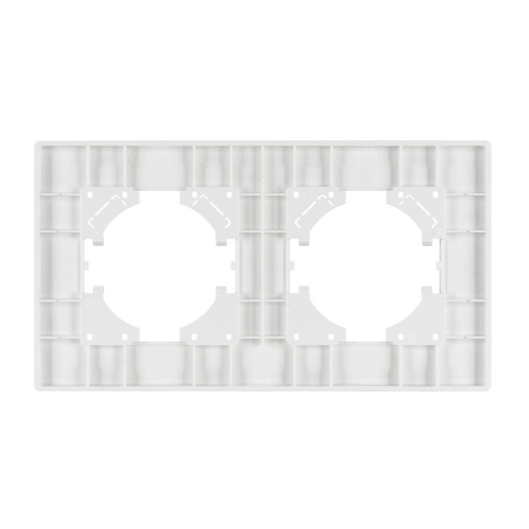 Рамка на 2 поста пластиковая Arlight FRM-PERIO-PL-2-WH 049750