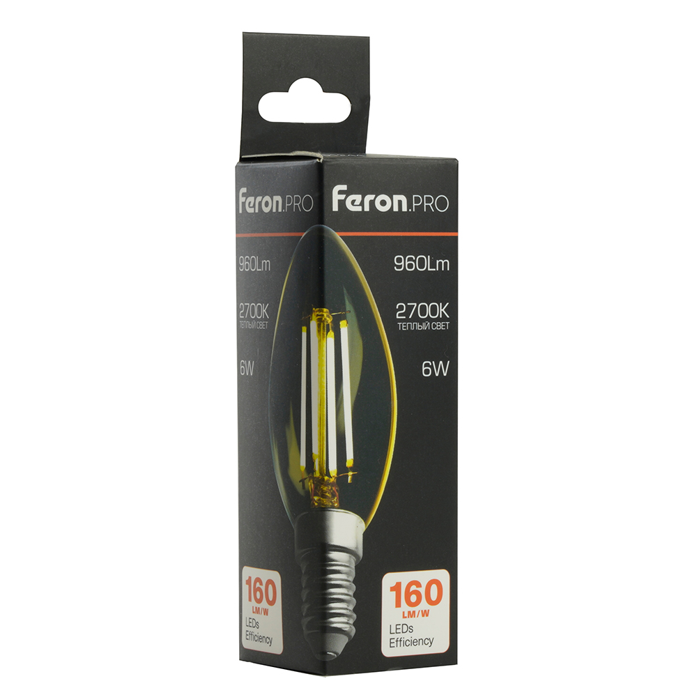 Светодиодная лампа Feron LB-1206 E14 6W 2700K 51244 Светодиодная лампа Feron LB-1206 E14 6W 2700K 51244