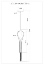 Подвесной светильник Arte Lamp Waterfall A1577SP-1GO