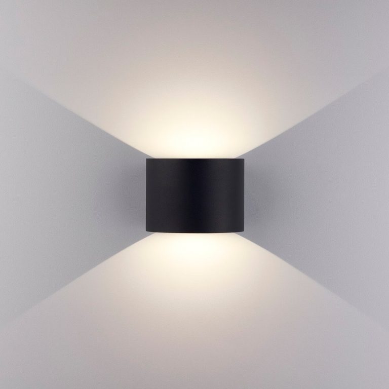 Уличный настенный светодиодный светильник Elektrostandard 1518 Techno LED Blade черный 4690389108938