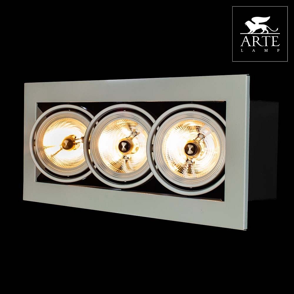 Встраиваемый светильник Arte Lamp Technika A5930PL-3WH Встраиваемый светильник Arte Lamp Technika A5930PL-3WH