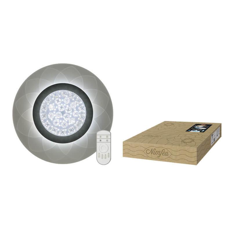 Потолочный светодиодный светильник Fametto Nimfea DLC-N502 34W ACRYL/CLEAR Потолочный светодиодный светильник Fametto Nimfea DLC-N502 34W ACRYL/CLEAR
