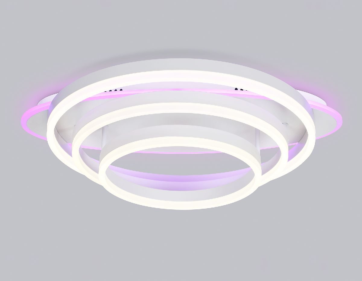 Потолочная люстра Ambrella Light Acrylica Disk FA8522 Потолочная люстра Ambrella Light Acrylica Disk FA8522