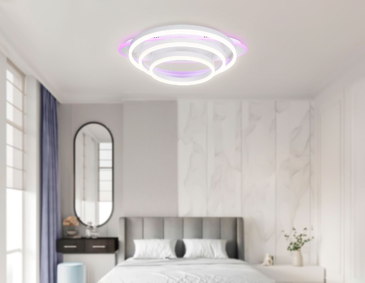 Потолочная люстра Ambrella Light Acrylica Disk FA8522 Потолочная люстра Ambrella Light Acrylica Disk FA8522