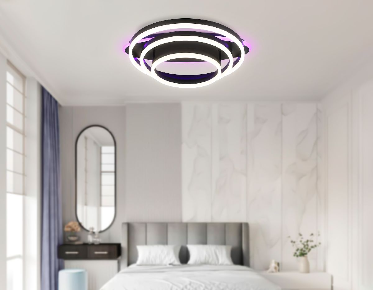 Потолочная люстра Ambrella Light Acrylica Disk FA8524 Потолочная люстра Ambrella Light Acrylica Disk FA8524