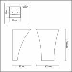 Настенный светильник Odeon Light Gips 3882/1W