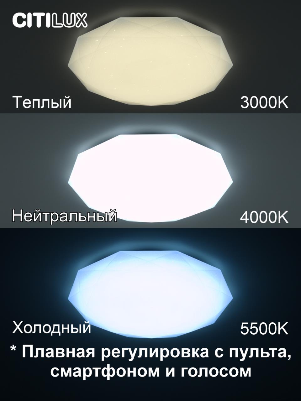 Потолочная люстра Citilux Астрон CL733680G Потолочная люстра Citilux Астрон CL733680G