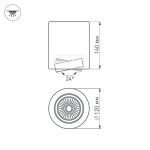 Накладной светильник Arlight SP-FOCUS-R120-16W Warm White 021065