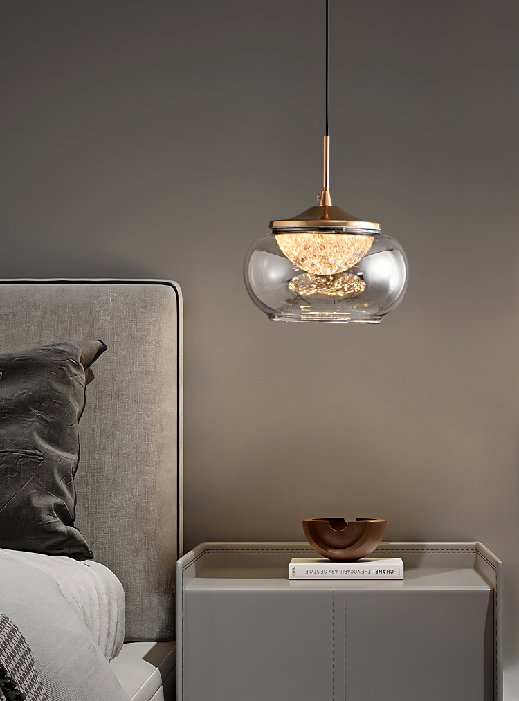 Подвесной светильник Delight Collection MT9128-1H gold/smoke Подвесной светильник Delight Collection MT9128-1H gold/smoke