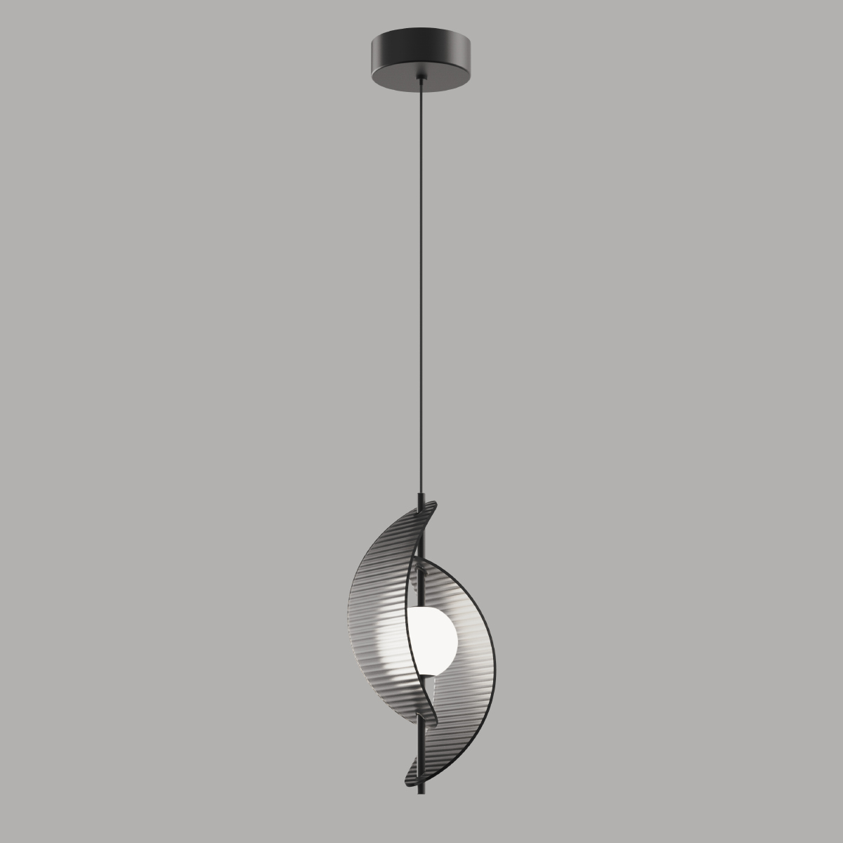 Подвесной светильник Delight Collection MD24030035-1A black/smoky Подвесной светильник Delight Collection MD24030035-1A black/smoky