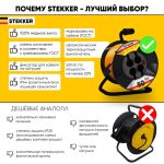 Удлинитель на пластиковой катушке Feron STD02-41-50 39709