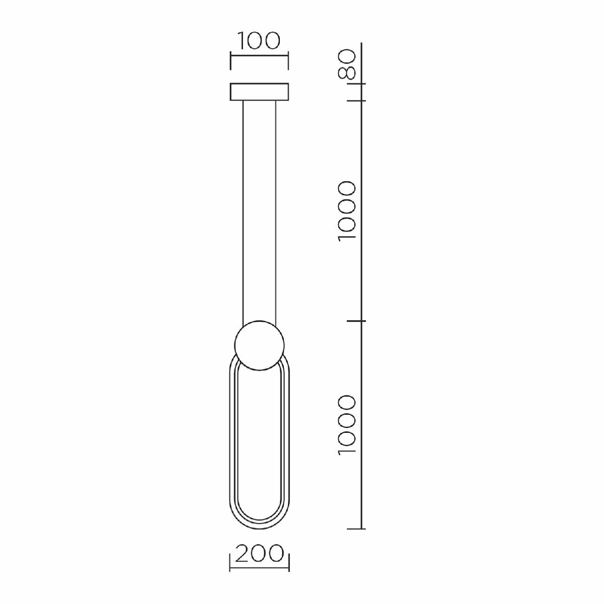 Подвесной светильник LED4U 8576 BK Подвесной светильник LED4U 8576 BK