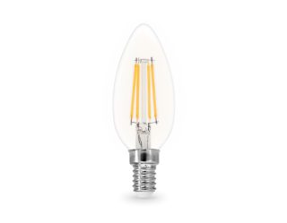 Филаментная светодиодная лампа Ambrella Light Bulbing E14 15W 4000K свеча 351514