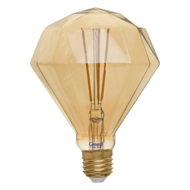 Филаментная светодиодная лампа General GLDEN-BS-10-230-E27-2700 655319