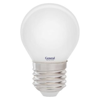 Филаментная светодиодная лампа General GLDEN-G45S-M-8-230-E27-6500 654700