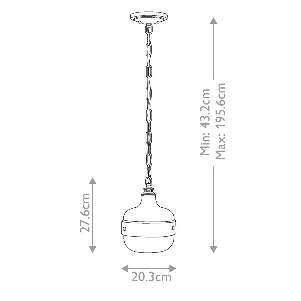 Подвесной светильник Feiss Cadence FE-CADENCE-1P-BS Подвесной светильник Feiss Cadence FE-CADENCE-1P-BS