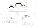 Потолочная люстра Ambrella Light Comfort LineTech FL4814