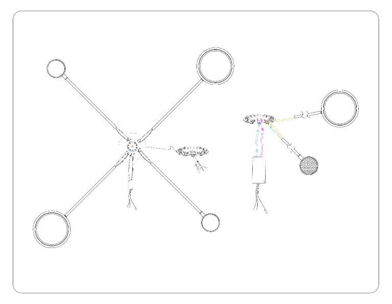 Люстра на штанге Ambrella Light Comfort LineTech FL51631
