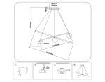 Подвесная люстра Ambrella Light Comfort LineTech FL66326